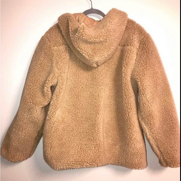 Aritzia TNA Sherpa Fleece Zip-Up Hoodie w/ Lining - Picture 2 of 3